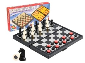 Juego de damas y ajedrez chico